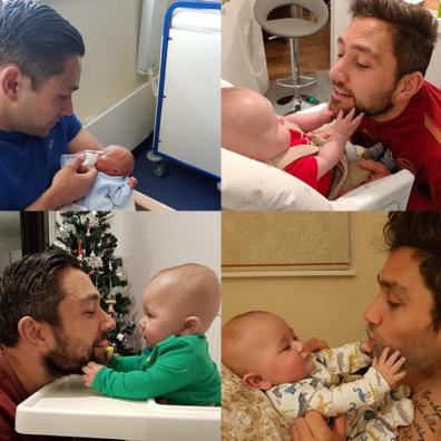 Fundraiser Ryan Lucassi is sporting Santa beard for NICU