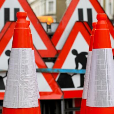 Roadworks,  A382