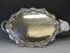 George V two-handled silver tray