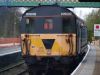 A train arriving at Okehampton Station