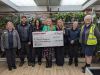 Cheque for Rowcroft Hospice