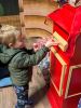 Posting a letter to Santa