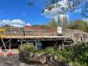 Work is progressing well to repair the historic Bickleigh Bridge