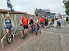 Left to Right on their bikes; Lisa Palmer, Barry Jones, Clare Hamilton, Sam Wilkinson, Paul Lovell, 