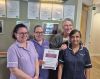 .Butterfly Lodge Six Steps champions L-R Jo Mason, Michelle Fletcher, Clare Sinclair, Ivy Ramkishun