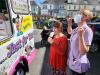 Butterfly Lodge resident Carol Trevarthen & health care assistant Anni Chown