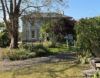 House with Eucalyptus tree in garden
