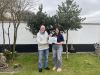 Mr Peter Clark being awarded his winners certificate