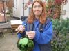 Lucy Wederell from Otter Garden Centres preparing the baubles