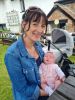 Michelle Hutchings with baby Ava Rose
