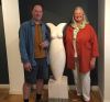 Nicholas Moreton & Catherine Gillen with Winged Figure