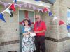 Redrow house decorated for Platinum Jubilee