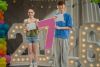Sophie Blee and Will Cockram celebrate their exam results 