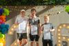 Will Brounger, Charlie Chappell and Joseph Hancox celebrate their GCSE results