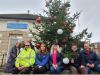 The team that put up the Ottery St Mary Christmas tree