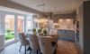 Inside the open plan dining area of the Cartwright showhome which was unveiled at Bellway’s Fox Mill Gardens development on Saturday 19 August.