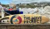 The wave project on a surf board