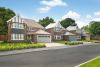 Typical streetcene of a Redrow development