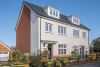 Typical streetscene of a Redrow development