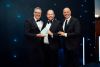 Will Jordan (centre) receives MAT Excellence Award for IMP Software.