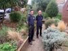 Dave McCarthy and James Gallagher from Jack's Patch in Westbank's Sensory Garden. Photo: Westbank.